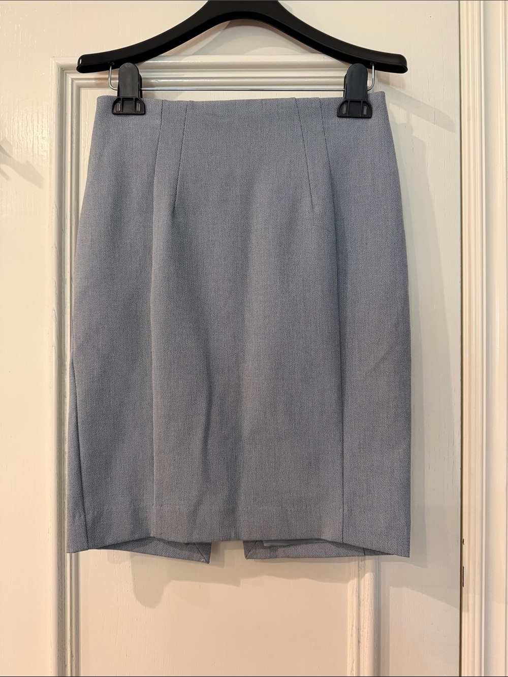 Express Slate Blue Pencil Skirt